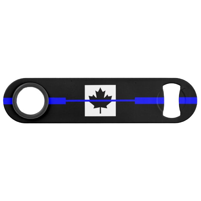 The Symbolic Thin Blue Line on Canadian Flag Bar Key (Front (Horizontal))