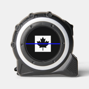 The Symbolic Thin Blue Line on Canadian Maple Leaf Tape Measure