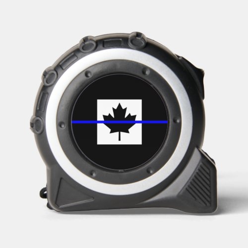 The Symbolic Thin Blue Line on Canadian Maple Leaf Tape Measure