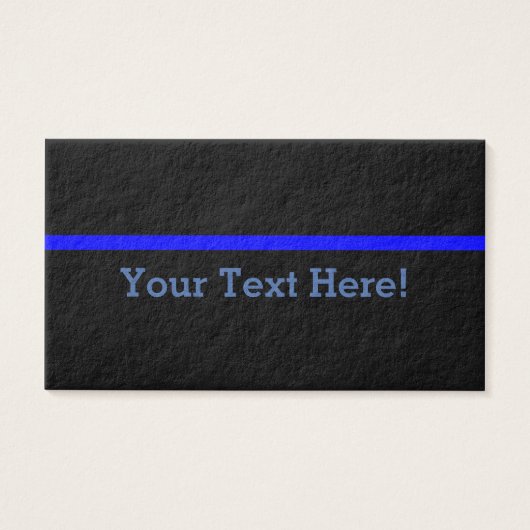 The Symbolic Thin Blue Line Personalize This (Front)