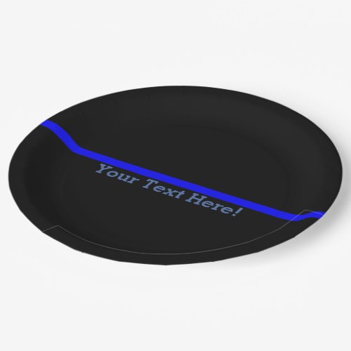 The Symbolic Thin Blue Line Personalize This Paper Plates
