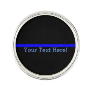 The Symbolic Thin Blue Line Personalize This Pin