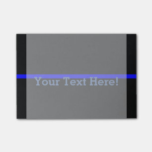 The Symbolic Thin Blue Line Personalize This Post-it Notes