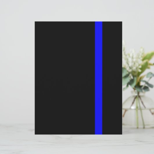 The Symbolic Thin Blue Line Vertical (Standing Front)