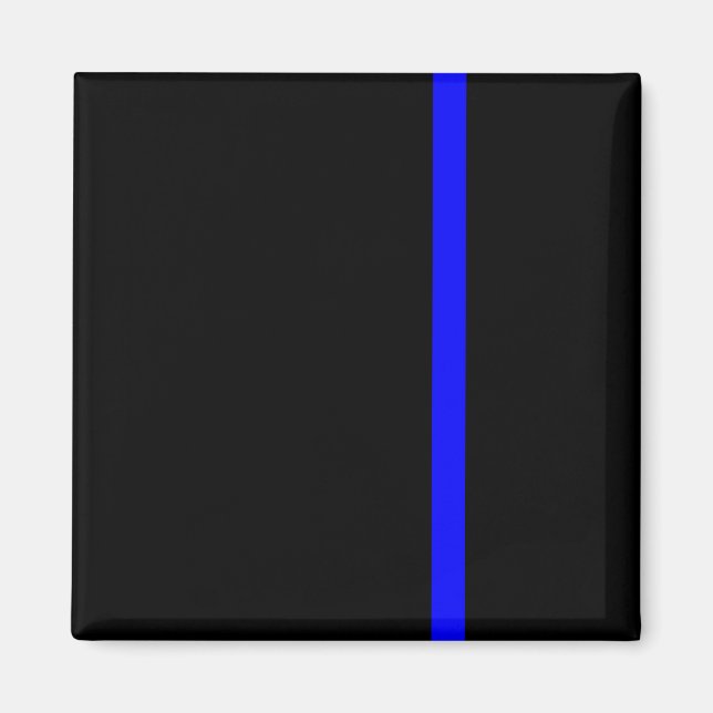 The Symbolic Thin Blue Line Vertical Magnet (Front)