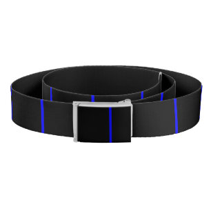 The Symbolic Thin Blue Line Vertical Style Belt