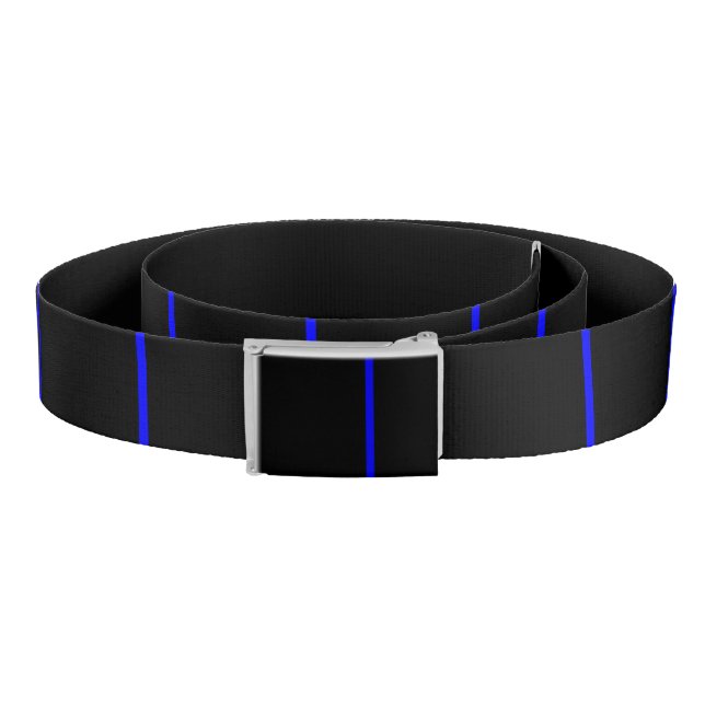 The Symbolic Thin Blue Line Vertical Style Belt (Coil)