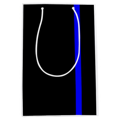 The Symbolic Thin Blue Line Vertical Style Medium Gift Bag