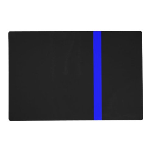 The Symbolic Thin Blue Line Vertical Style Placemat