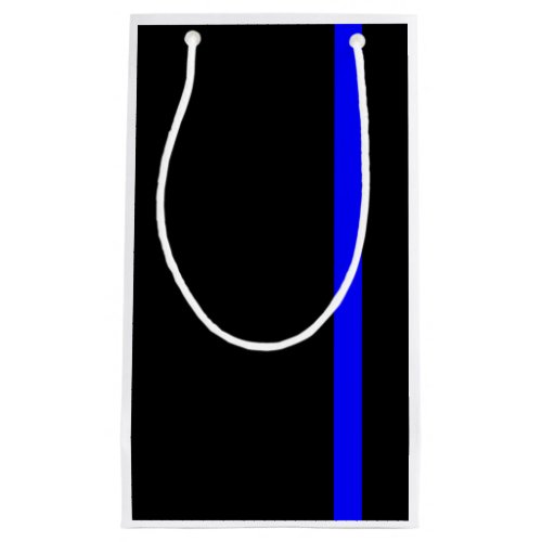 The Symbolic Thin Blue Line Vertical Style Small Gift Bag