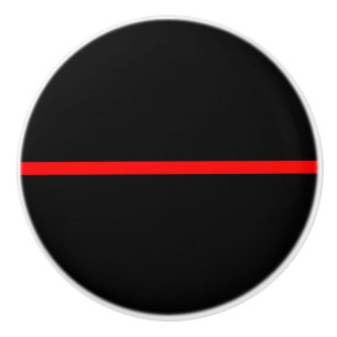 The Symbolic Thin Red Line Concept Ceramic Knob