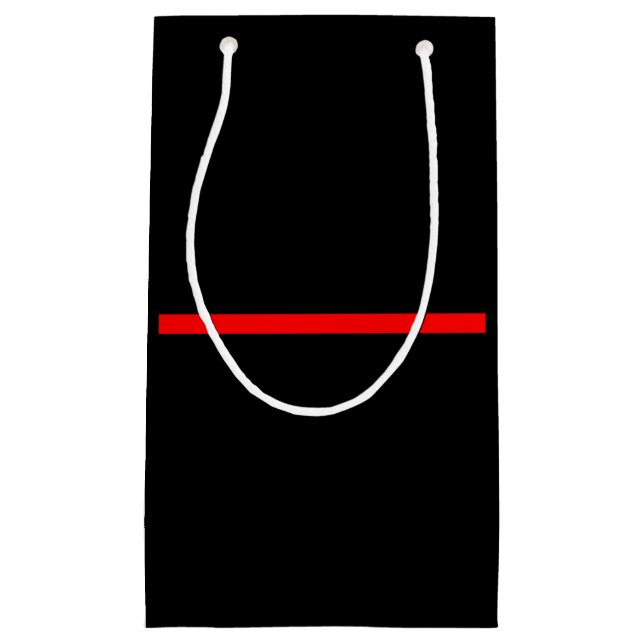 The Symbolic Thin Red Line Concept Small Gift Bag (Front)