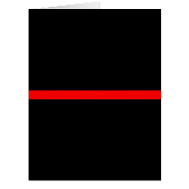 The Symbolic Thin Red Line Graphic Cards (Front)