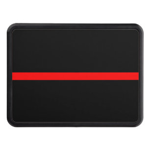 The Symbolic Thin Red Line Graphic Tow Hitch Cover