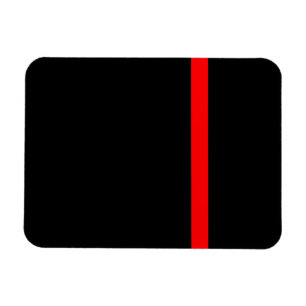 The Symbolic Thin Red Line on Black Magnet