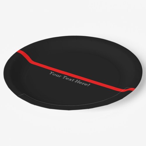 The Symbolic Thin Red Line Personalize This Paper Plates