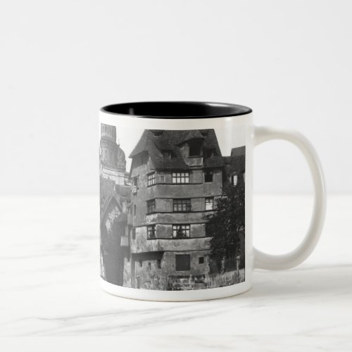 The synagogue at Nuremberg c1910 Two_Tone Coffee Mug