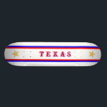 The "T E X A S" Skateboard<br><div class="desc">If you happen to live in Texas and you're proud of your state and you also like to skate then make no mistake; not only does it look cool, but this skateboard is great.</div>