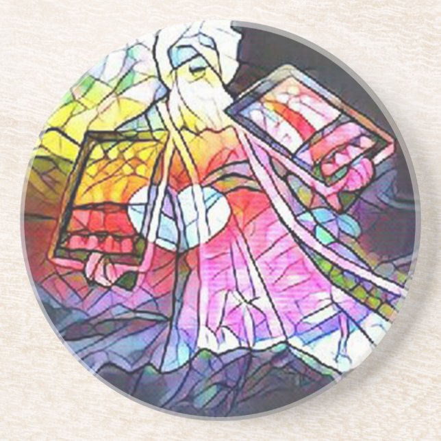 The Tablets of Moses Drink Coaster (Front)