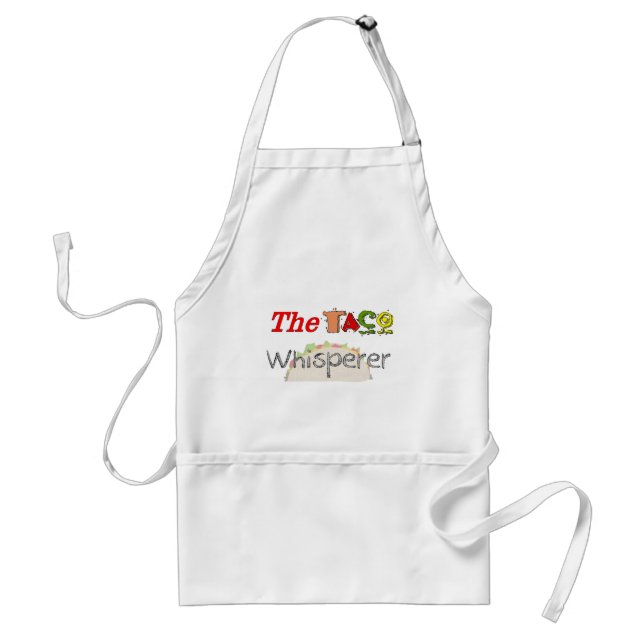 The Taco Whisperer Adult Apron (Front)
