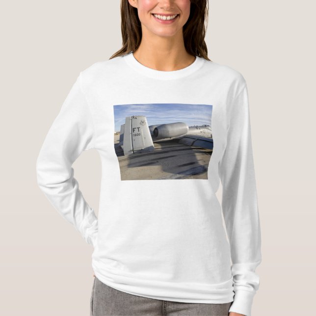 The tail section of an A-10 Thunderbolt II T-Shirt (Front)