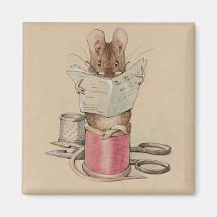 The Tailor Mouse (by Beatrix Potter) Magnet
