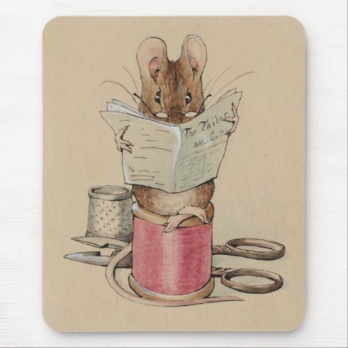 The Tailor Mouse by Beatrix Potter Mouse Pad
