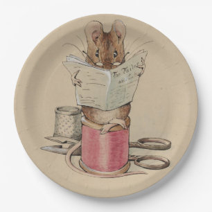 The Tailor Mouse (by Beatrix Potter) Paper Plates