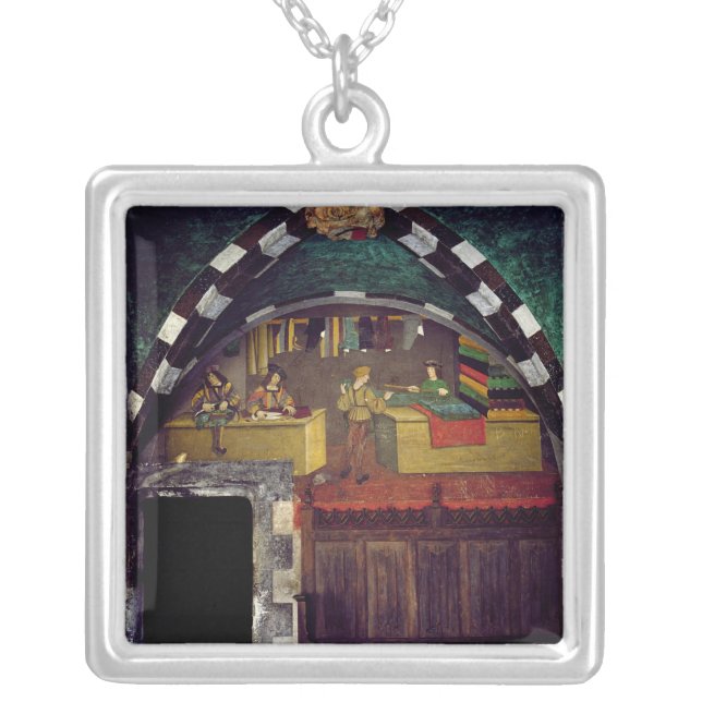 The Tailor's Shop Silver Plated Necklace (Front)