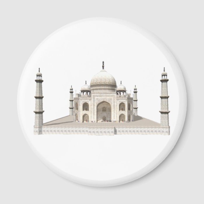 The Taj Mahal 3D Model Refrigerator Magnet