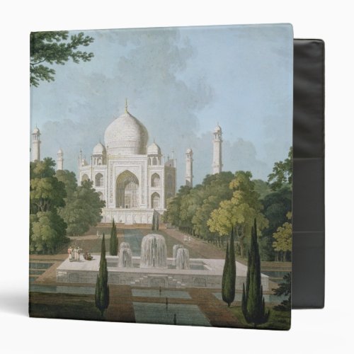 The Taj Mahal Agra from the Garden 3 Ring Binder