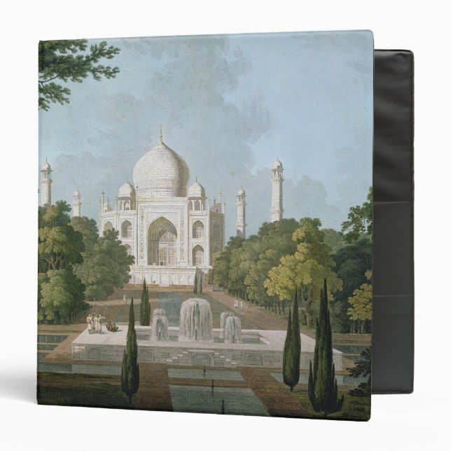 The Taj Mahal, Agra, from the Garden 3 Ring Binder (Front/Inside)