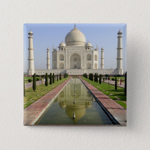 The Taj Mahal Agra Uttar Pradesh India Button