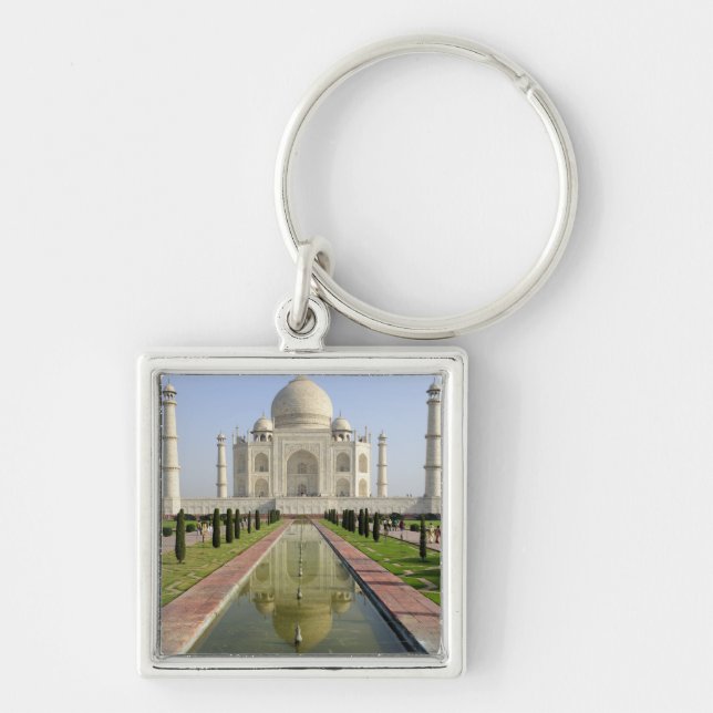 The Taj Mahal, Agra, Uttar Pradesh, India, Keychain (Front)
