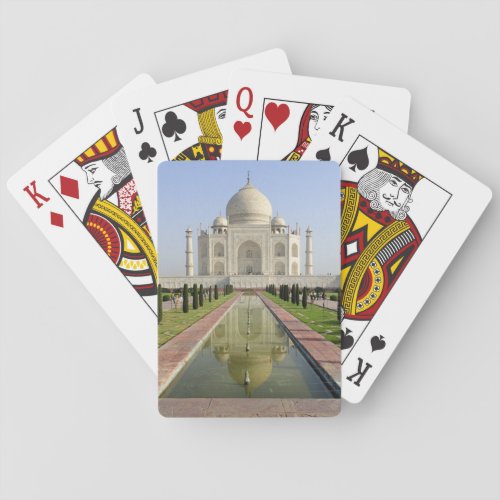 The Taj Mahal Agra Uttar Pradesh India Poker Cards