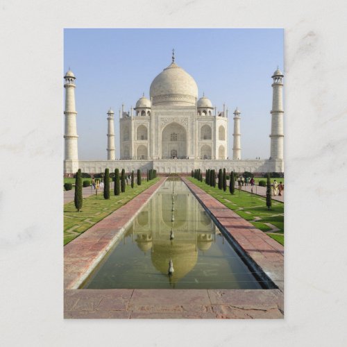 The Taj Mahal Agra Uttar Pradesh India Postcard
