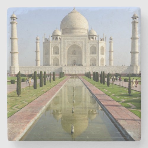 The Taj Mahal Agra Uttar Pradesh India Stone Coaster
