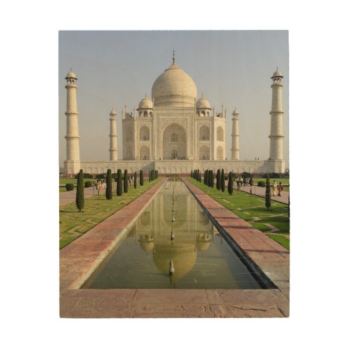 The Taj Mahal Agra Uttar Pradesh India Wood Wall Decor