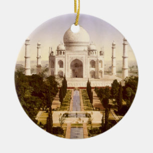 The Taj Mahal in Agra India Ceramic Ornament