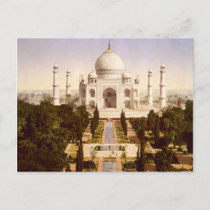 The Taj Mahal in Agra India Postcard