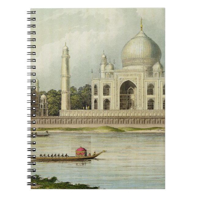 The Taj Mahal, Tomb of the Emperor Shah Jehan and Notebook (Front)
