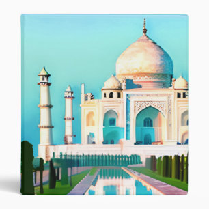 The Taj Mahal Under a Dawn Sky 3 Ring Binder