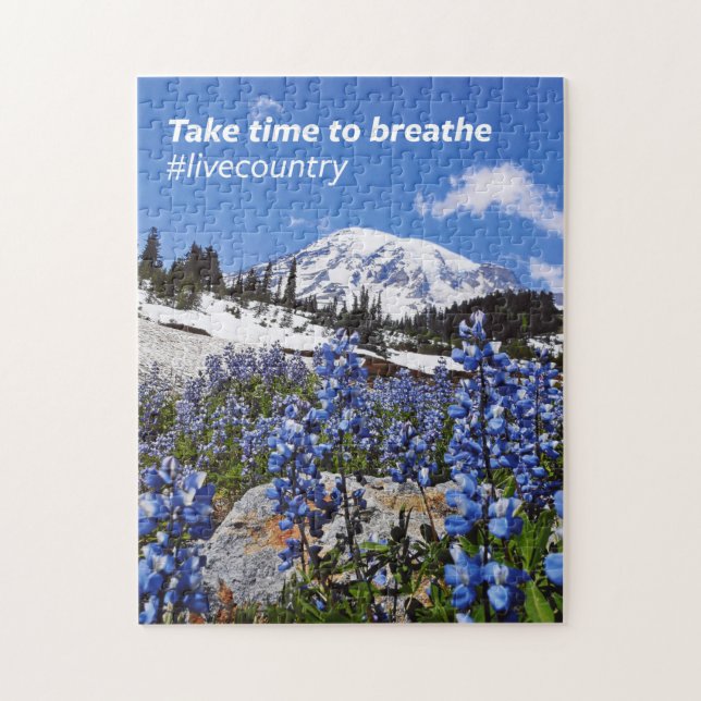 The Take Time to Breathe Jigsaw Puzzle (Vertical)