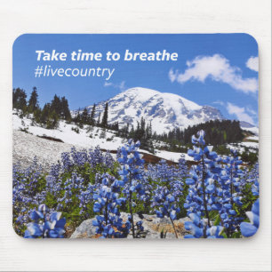 The Take Time to Breathe Mouse Pad