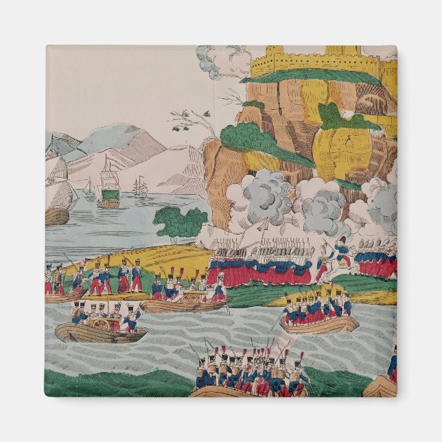 The Taking of Algiers by the French Magnet (Front)