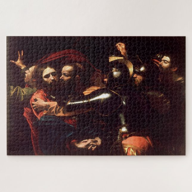 The Taking of Christ (1602) by Caravaggio Jigsaw Puzzle (Horizontal)