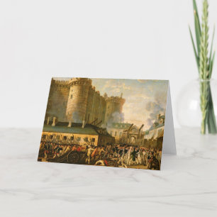 The Taking of the Bastille, 14 July 1789 Card