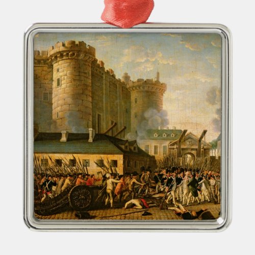 The Taking of the Bastille 14 July 1789 Metal Ornament