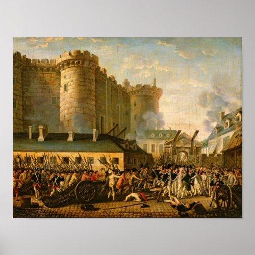 The Taking of the Bastille 14 July 1789 Poster