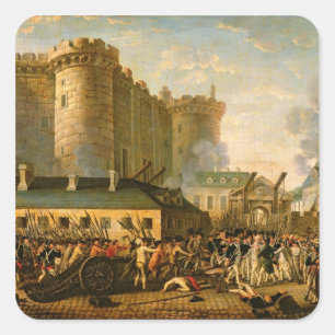The Taking of the Bastille, 14 July 1789 Square Sticker